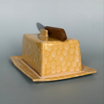 lemon drop butter dish *NOTE*