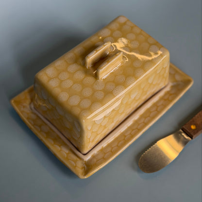 lemon drop butter dish *NOTE*