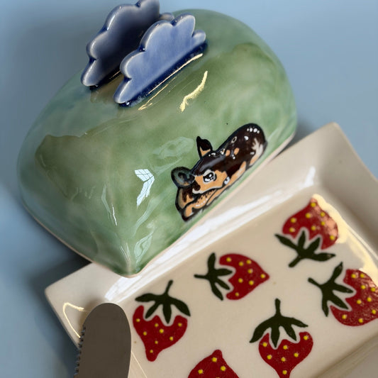 sleeping fawn butter dish ver.1 *NOTE*