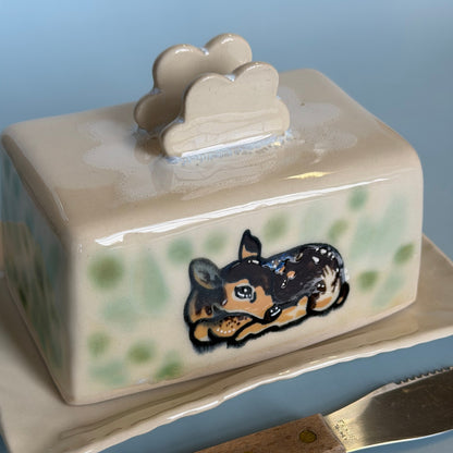 sleeping fawn butter dish ver.2 *NOTE*