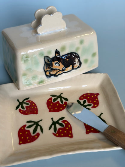 sleeping fawn butter dish ver.2 *NOTE*