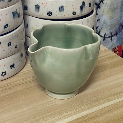 green leaf matcha bowl