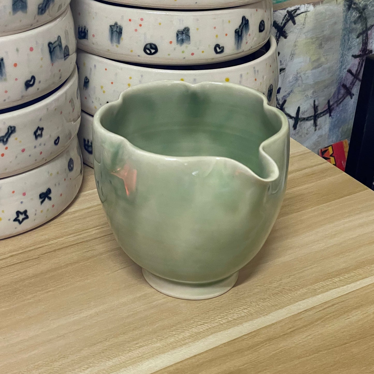 green leaf matcha bowl