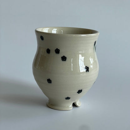 small black flowers cup no.3