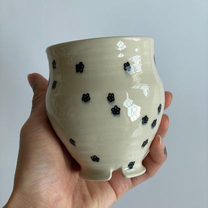 small black flowers cup no.2