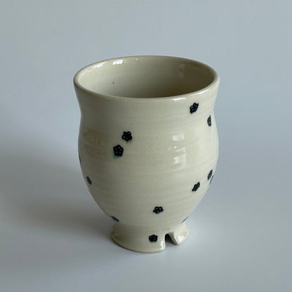 small black flowers cup no.3