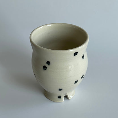 small black flowers cup no.3