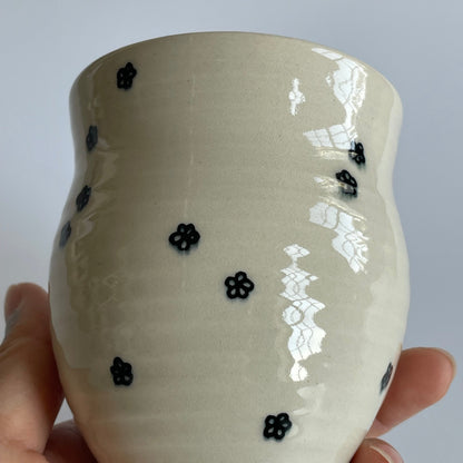 small black flowers cup no.3
