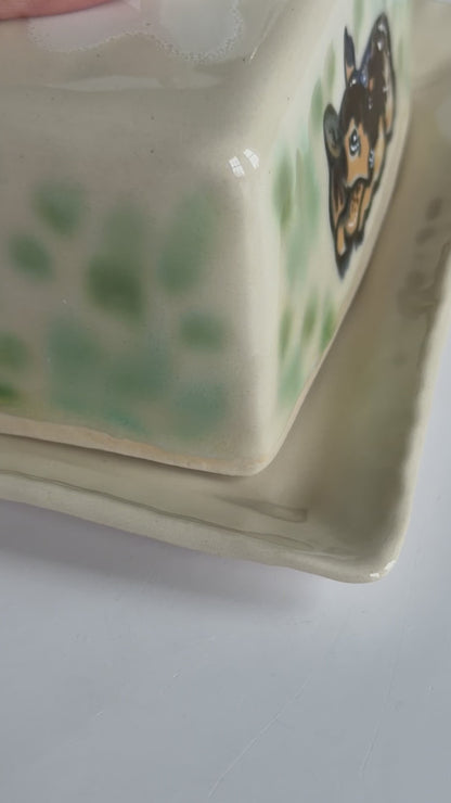 sleeping fawn butter dish ver.2 *NOTE*