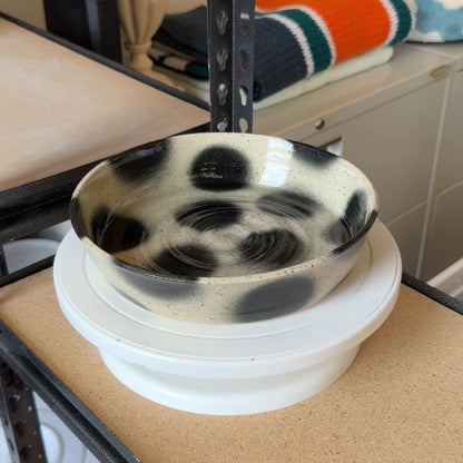 discounted polka dot serving bowl no. 2